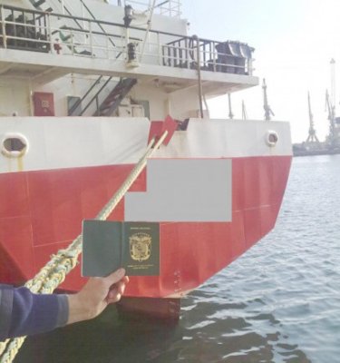 Carnet fals de marinar, descoperit în Portul Midia
